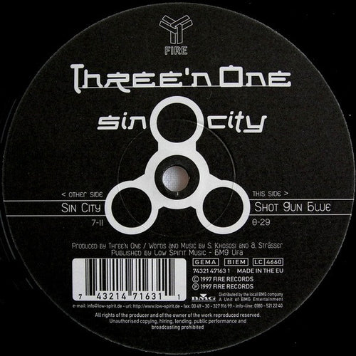 Three'n One* - Sin City (12", Single)