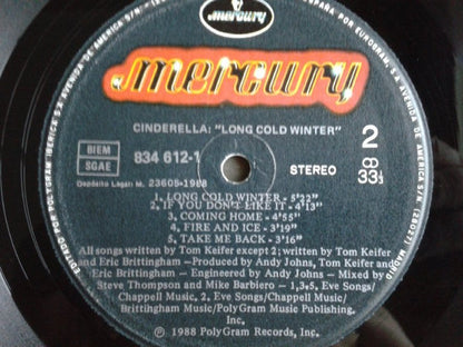 Cinderella (3) : Long Cold Winter (LP, Album)