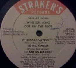 Winston Soso : Out On The Edge (LP, Album)