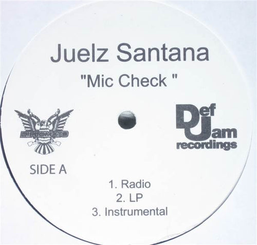 Juelz Santana : Mic Check (12", W/Lbl)