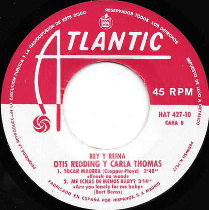 Otis Redding Y Carla Thomas : Rey Y Reina (7", EP)
