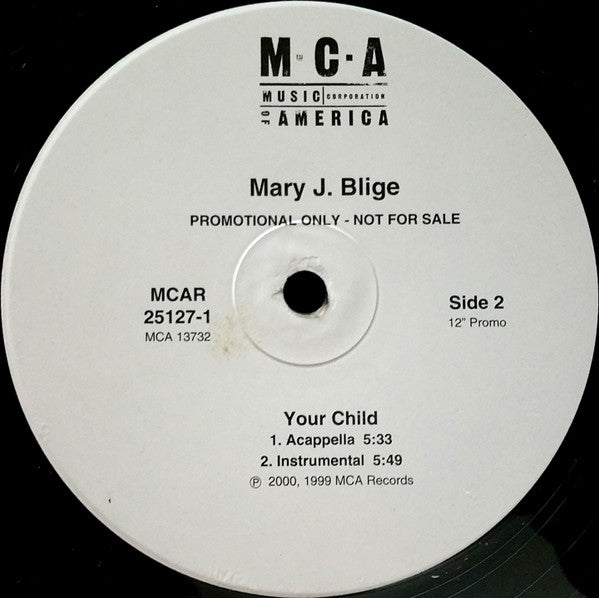 Mary J. Blige - Your Child (12", Promo)