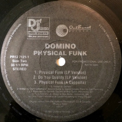 Domino : Physical Funk (12", Promo)