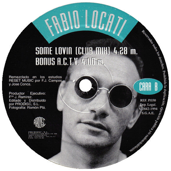 Fabio Locati - Some Lovin (12")