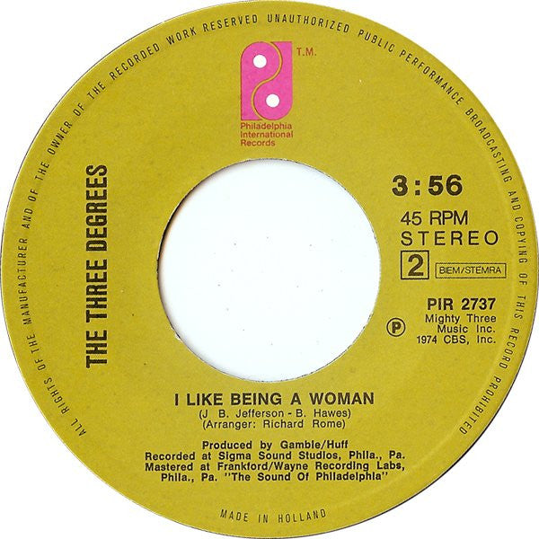 Three Degrees* : Get Your Love Back (7", Single)