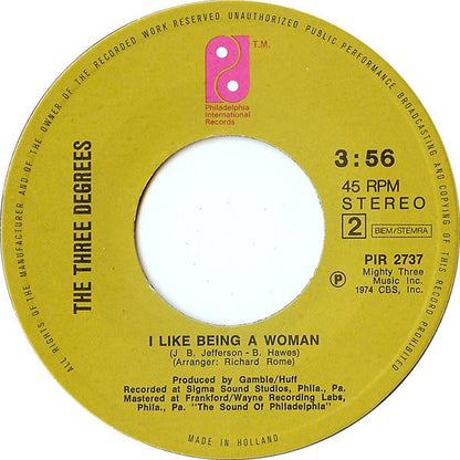 Three Degrees* : Get Your Love Back (7", Single)