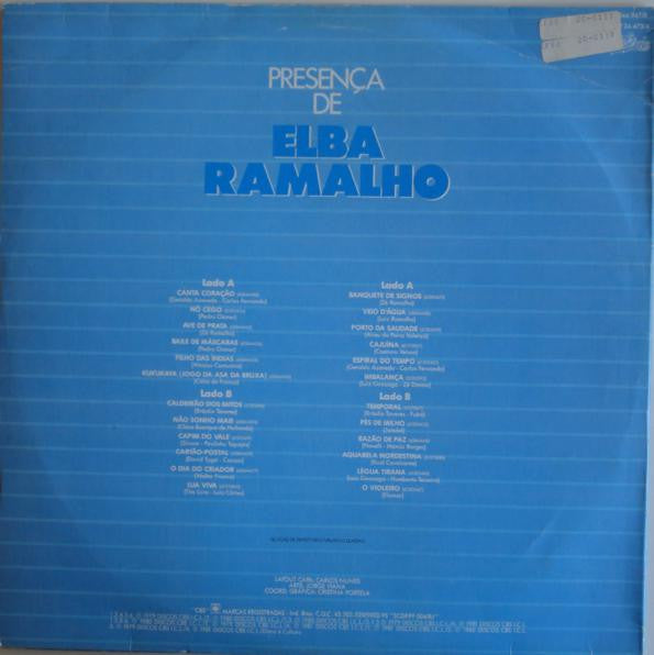 Elba Ramalho : Presença De Elba Ramalho (2xLP, Comp)
