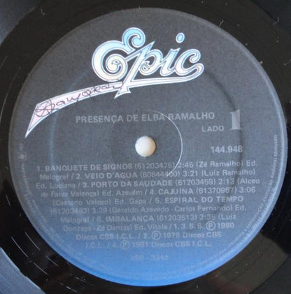 Elba Ramalho : Presença De Elba Ramalho (2xLP, Comp)