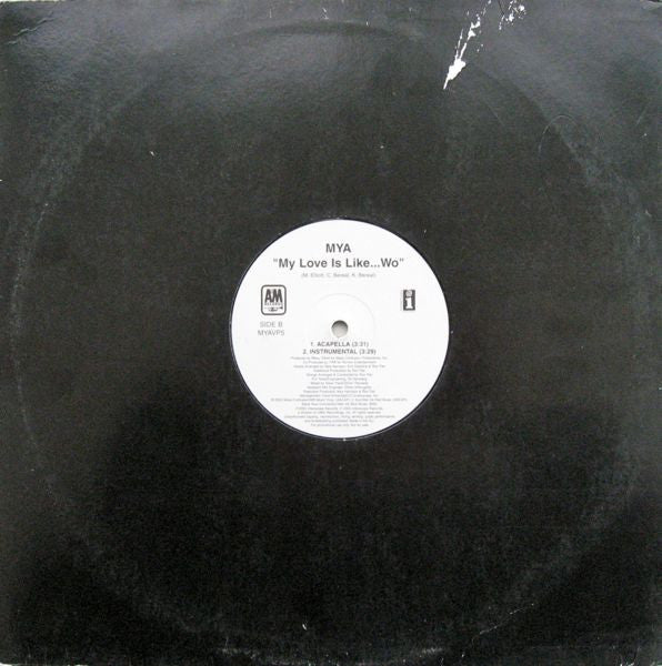 Mya - My Love Is Like...Wo (12", Promo)