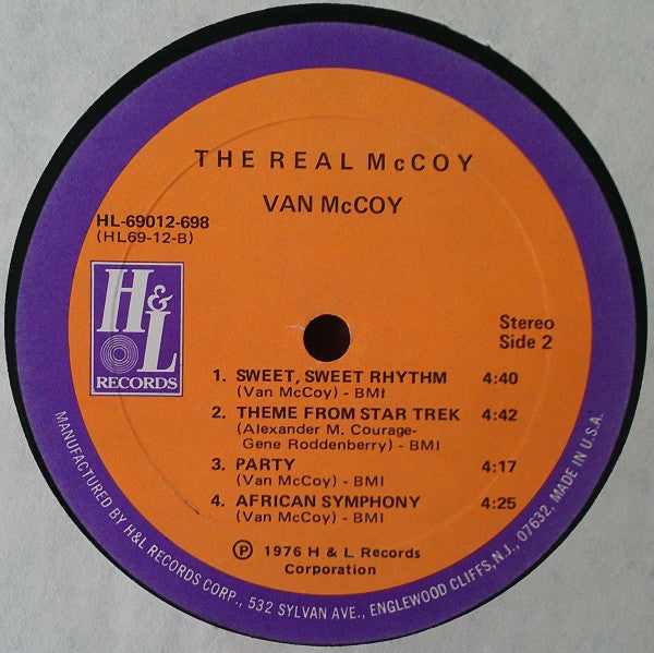 Van McCoy - The Real McCoy (LP, Album, She)