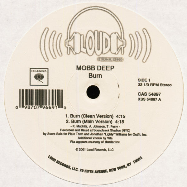 Mobb Deep : Burn (12")