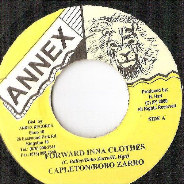 Capleton & Bobby Zarro - Forward Inna Clothes (7")
