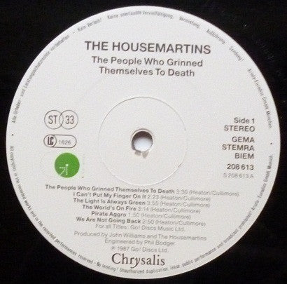 The Housemartins : The People Who Grinned Themselves To Death (LP, Album)