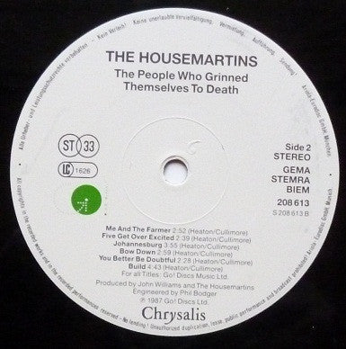 The Housemartins : The People Who Grinned Themselves To Death (LP, Album)