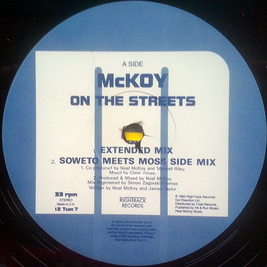 McKoy - On The Streets (12")