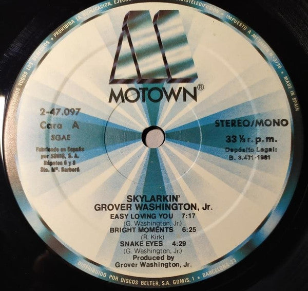 Grover Washington, Jr. - Skylarkin' (LP, Album, RE)