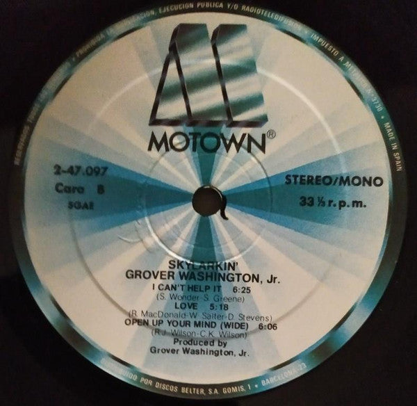 Grover Washington, Jr. - Skylarkin' (LP, Album, RE)