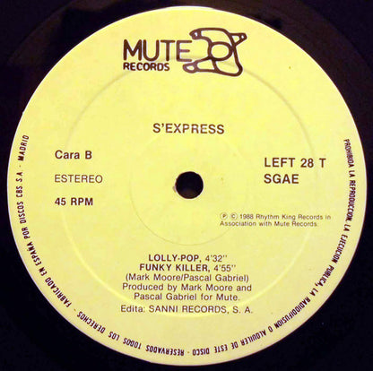 S'Express : Superfly Guy (12")