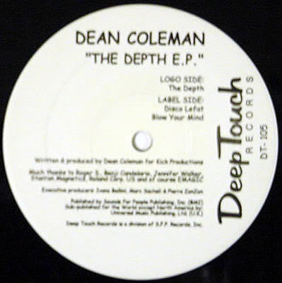 Dean Coleman : The Depth E.P. (12", EP)