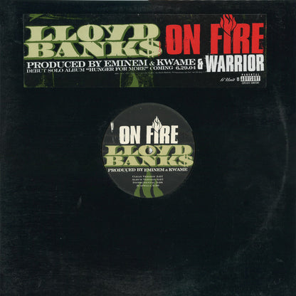 Lloyd Banks : On Fire / Warrior (12", Promo)