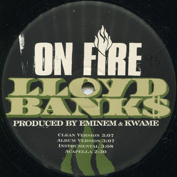 Lloyd Banks : On Fire / Warrior (12", Promo)