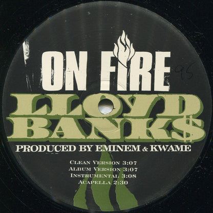 Lloyd Banks : On Fire / Warrior (12", Promo)