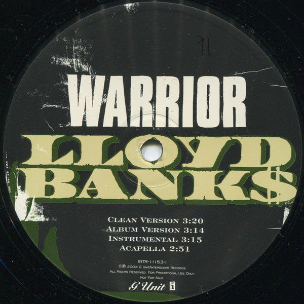 Lloyd Banks : On Fire / Warrior (12", Promo)