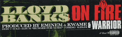 Lloyd Banks : On Fire / Warrior (12", Promo)