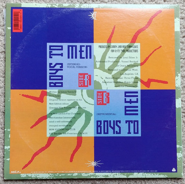 New Edition - Boys To Men (12", Single)