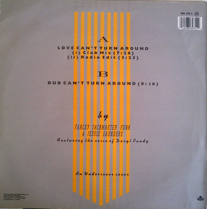 Farley "Jackmaster" Funk & Jessie Saunders* : Love Can't Turn Around  (12")
