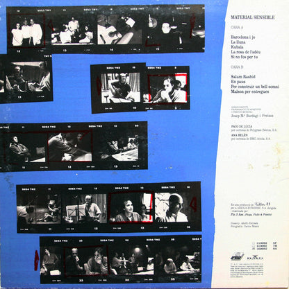Serrat* : Material Sensible  (LP, Album)