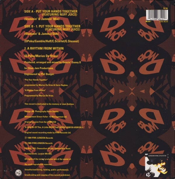 D Mob - Put Your Hands Together (12")
