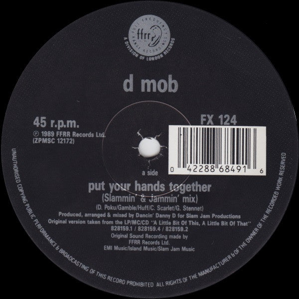 D Mob - Put Your Hands Together (12")