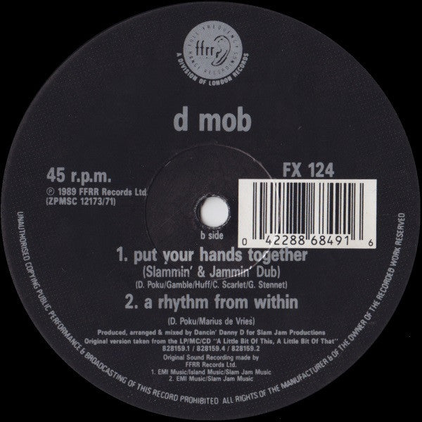 D Mob - Put Your Hands Together (12")
