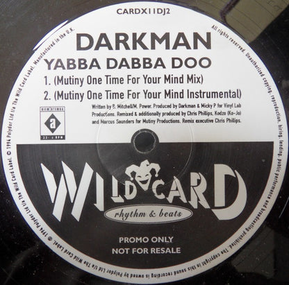 Darkman : Yabba Dabba Doo (2x12", Promo)