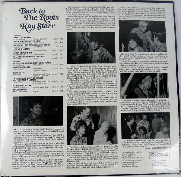 Kay Starr : Back To The Roots (LP, Album)