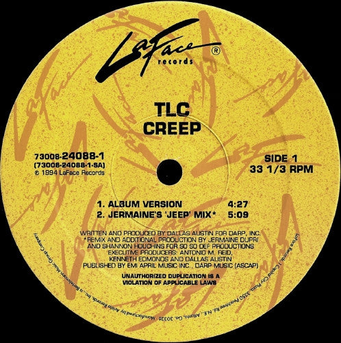 TLC - Creep (12", Single)