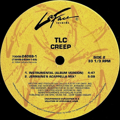 TLC - Creep (12", Single)