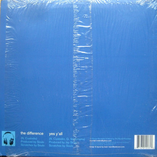 Sound Providers : The Difference / Yes Y'All (12")