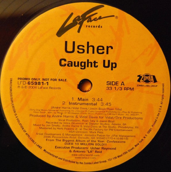Usher - Caught Up (12", Single)