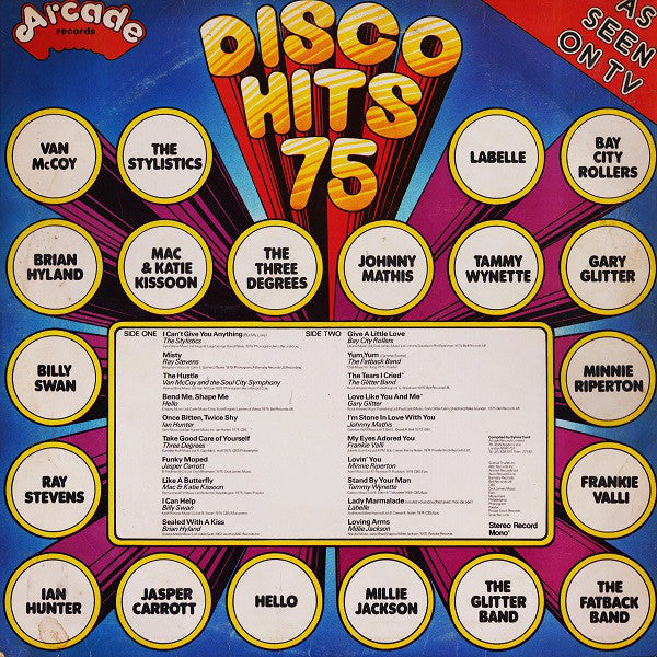 Various : Disco Hits 75 (LP, Comp, Mono, Orl)