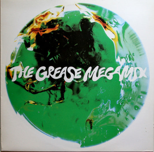 John Travolta & Olivia Newton-John - The Grease Megamix (12", Maxi, P/Mixed)
