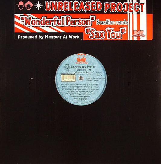 Unreleased Project : Wonderful Person / Sax You (12")