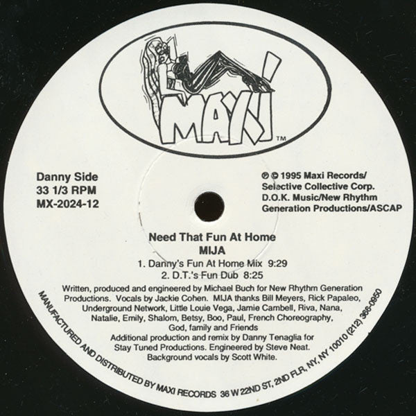 Mija - Need That Fun At Home (12")