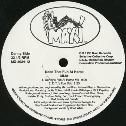Mija - Need That Fun At Home (12")