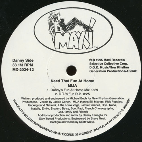 Mija - Need That Fun At Home (12")