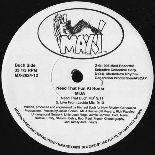 Mija - Need That Fun At Home (12")