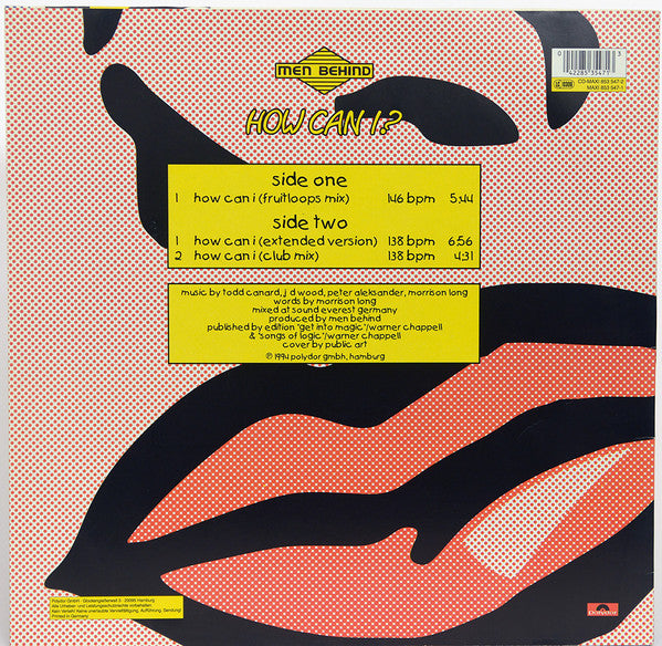 Men Behind - How Can I? (12", Maxi)