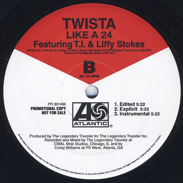 Twista - So Sexy / Like A 24 (12", Promo)