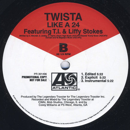 Twista - So Sexy / Like A 24 (12", Promo)